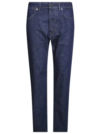Stone Island Pantalone Straight-fit Indigo Jeans In Blue