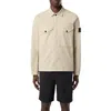 Stone Island Men's Supima Cotton Overshirt In Neutral