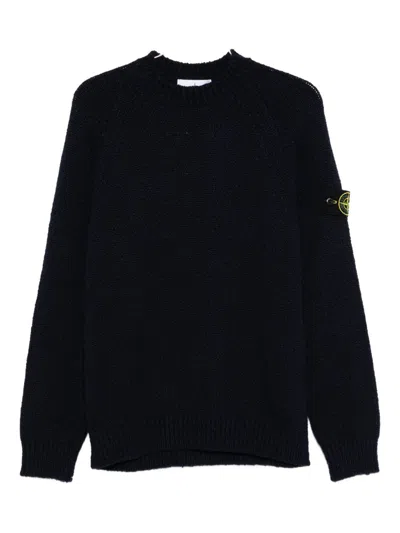 STONE ISLAND MEN'S SWEATERS BLUE