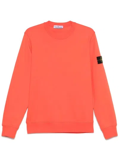 Stone Island Sweater  Men Color Red In Orange