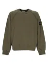 Stone Island Raglan-sleeve Patch-logo Sweatshirt In Multi
