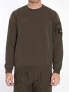 Stone Island Compass-badge Sweatshirt In Green