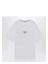 Stone Island Logo-print Organic Cotton-jersey T-shirt In White