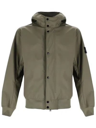 Stone Island Men's Trench Coat - Ss26 Edition In Green