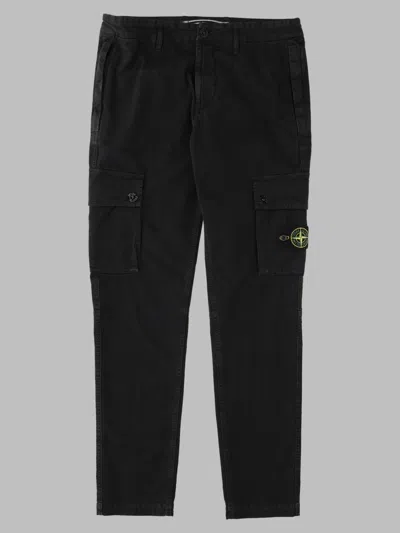 Stone Island Men's Utility Trousers In Black