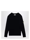 Stone Island Cotton Sweatshirt In Black