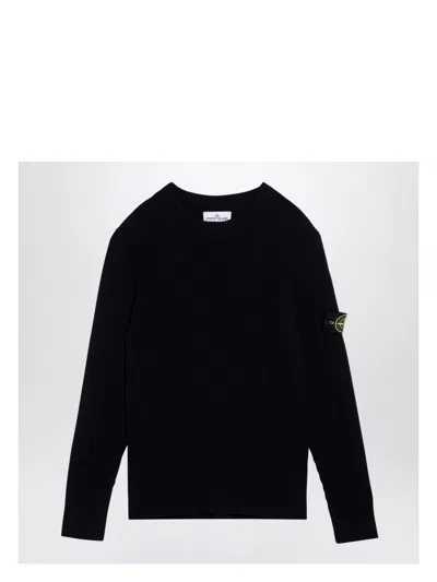 STONE ISLAND MEN'S VIRGIN WOOL CREW-NECK SWEATER