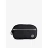 Stone Island Mens Black Brand-patch Shell Belt Bag