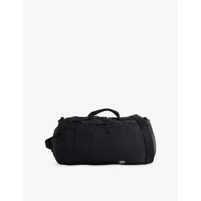 Stone Island Mens Black Brand-patch Shell Duffle Bag
