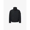 Stone Island Mens  Micro Twill Logo-patch Padded Woven Jacket In Black
