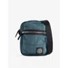Stone Island Patch Logo Adjustable Shoulder Strap Front Pocket In Green