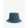 Stone Island Mens Dark Green Compass Nylon Bucket Hat In Green