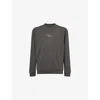 Stone Island Sweatshirt With Industrial Flow Print In Gray