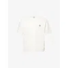 Stone Island Fitted Organic Cotton Jersey T-shirt Effect In White