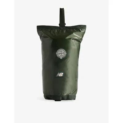 Stone Island Mens Juniper X New Balance Logo-patch Shell Duffle Bag In Red