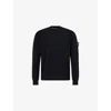 Stone Island Ribbed Crew Neck Cotton Sweater With Long Sleeves