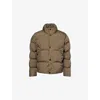 Stone Island Crinkle Reps Ny Puffer Jacket In Brown