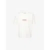 Stone Island Regular-fit Short-sleeve T-shirt With Archive-inspired Print In White