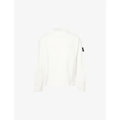 STONE ISLAND MENS NATURAL SPECIAL PROJECTS WASH RAW BEAUTY COTTON SWEATSHIRT