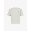 Stone Island Ivory Combed Organic Cotton Jersey T-shirt In White