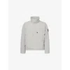 Stone Island Mens  Micro Twill Logo-patch Padded Woven Jacket In Gray