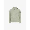Stone Island Mens Sage Hooded Brand-badge Stretch-cotton Jacket Xl In Green