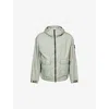 Stone Island Mens Sage Membrana 3l Tc Hooded Shell Jacket Xl In Green
