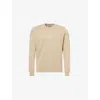 Stone Island Mens Desert Graphic-print Crewneck Cotton-jersey Sweatshirt In Desert