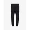 Stone Island Logo Patch Track Pants In Black