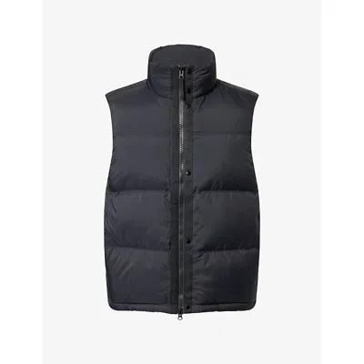 Stone Island Mens  Ripstop Cordura® Nylon-down Gilet In Black