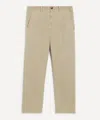Stone Island Mens Stretch Broken Twill Cotton Old Effect Chino Trousers In Neutral