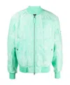 Stone Island Mesh-panel Bomber Jacket In Multi