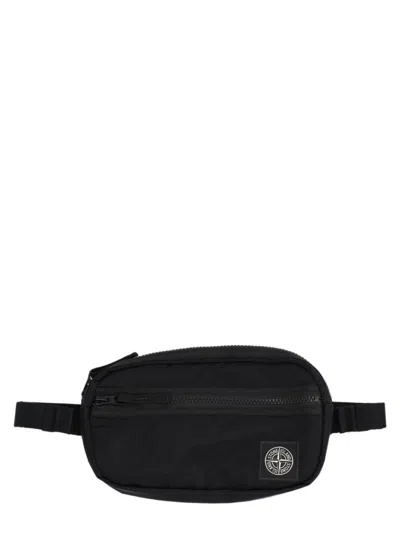 Stone Island Metal Compact Rectangular Polyamide Belt Bag