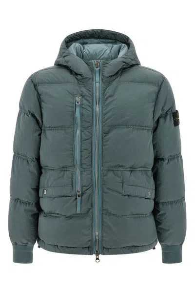 STONE ISLAND METAL NYLON DOWN JACKET