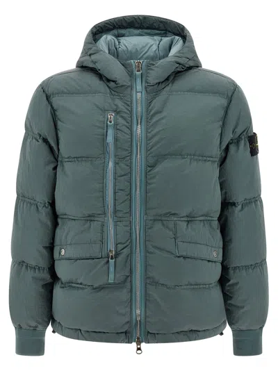 STONE ISLAND METAL NYLON DOWN JACKET