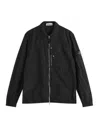 Stone Island Metal Shirt In Black