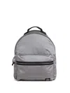 Stone Island Gray Backpack With Front Zip Pocket And Adjustable Straps In Gray
