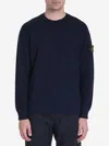Stone Island Light Rws Pure Wool Sweater In Blue