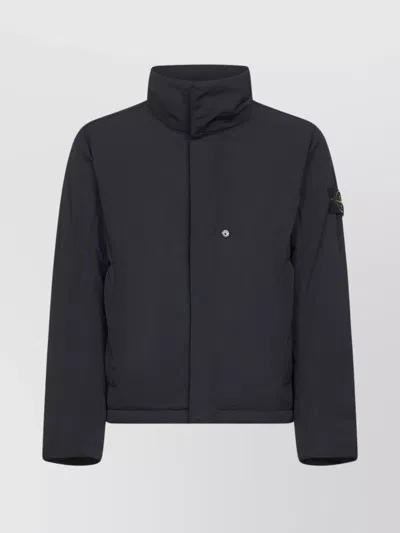 STONE ISLAND MICRO TWILL EYELET COLLAR JACKET