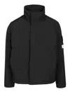 Stone Island Micro Twill Padded Jacket In Black