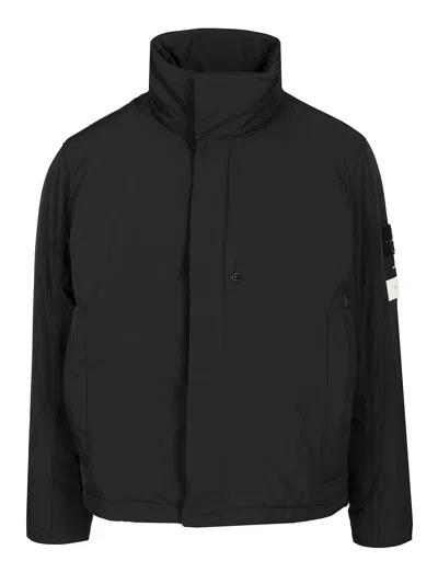 Stone Island Micro Twill Padded Jacket Jackets Black