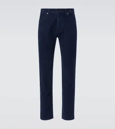 Stone Island Regular-straight-fit Five-pocket Jeans With Rinsed Finish In Blue