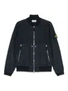 Stone Island Midnight Blue Bomber Jacket In Blue
