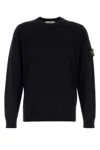 Stone Island Cotton Sweatshirt In Black