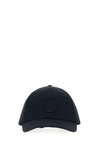 Stone Island Midnight Blue Cotton Baseball Cap