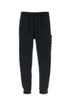 Stone Island Compass-badge Tapered Trousers In Navy