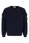 Stone Island 6100008 Pocket-detail Cotton Sweatshirt In Blue
