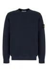 Stone Island Midnight Blue Cotton Sweatshirt In Blue