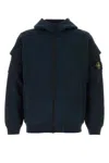 Stone Island Midnight Blue Cotton Sweatshirt In Blue