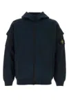 Stone Island Midnight Blue Cotton Sweatshirt In Blue